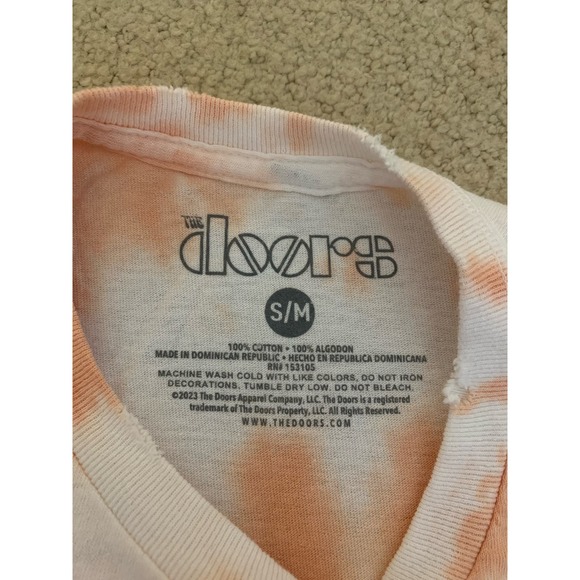 NWT Fashion Nova The Doors Mushroom Tie Dye Tee - Picture 4 of 4